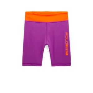 Polo Ralph Lauren Toddler Girl Logo Stretch Bike Shorts NWT Size 2T